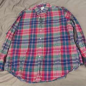 Brooks Brothers Multicolor Plaid Button-Down Shirt